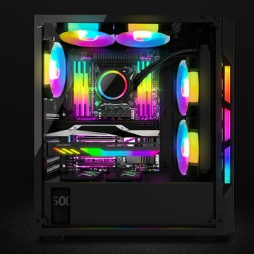 Uchwyt podtrzymujący GPU 5V Uchwyt karty graficznej Wspornik Wbudowany pasek RGB Czarny