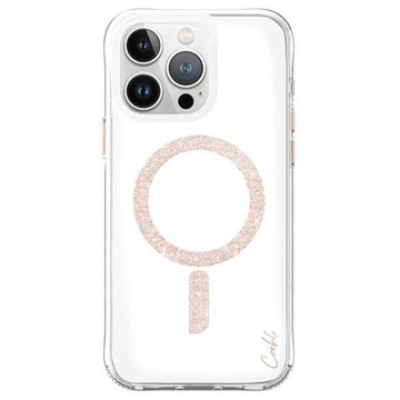 Etui UNIQ Coehl Glace Apple iPhone 15 Pro Magnetic Charging różowo-złoty/ro