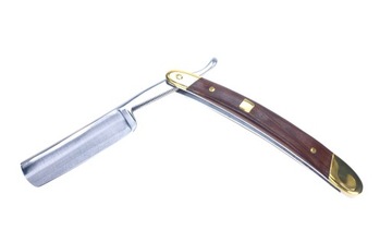 Бритва, кисточка, поясной набор в коробке + коричневый.