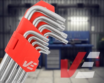 НАБОР ШЕСТИГРАННЫХ КЛЮЧЕЙ T10-50 TORX TORXY TORKSY 9e