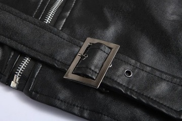 Элегантная кожаная куртка мужской мотоцикл Ramones