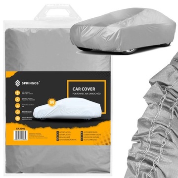 АВТОЧЕХОЛ АВТОМОБИЛЬНЫЙ НАКЛОН PEVA БОЛЬШОЙ КЛАССИЧЕСКИЙ ВОДОНЕПРОНИЦАЕМЫЙ НА ЗИМУ M