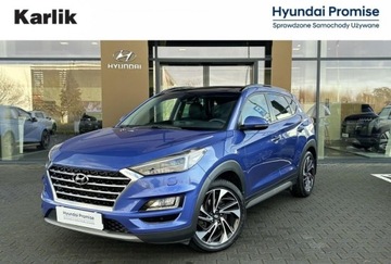 Hyundai Tucson III SUV Facelifting 1.6 T-GDi 177KM 2019 Hyundai Tucson FV23 Premium 4x4 Automat Bogate wyposazenie Salon Pols