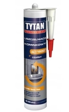TYTAN uszczelniacz wysokotemperaturowy kominkowy do 1500°C 280ml Tytan