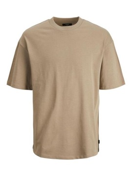 T-shirt basic z grubej bawełny Jack&Jones S