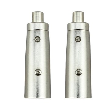 2 шт. переходника с 3-контактным гнездом XLR на гнездо RCA