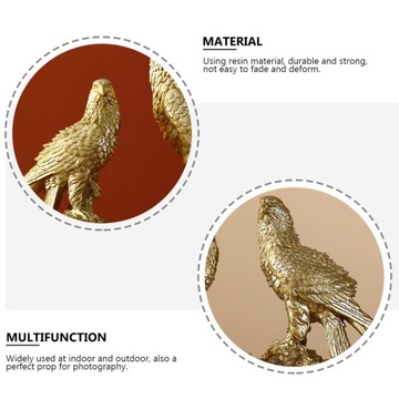 НОРДИЧЕСКИЙ ДЕКОР СКУЛЬПТУРА ИЗ СМОЛЫ ОРЕЛ JUSTK