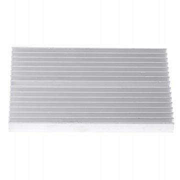 100*60*10mm DIY chłodnica aluminiowa kratka