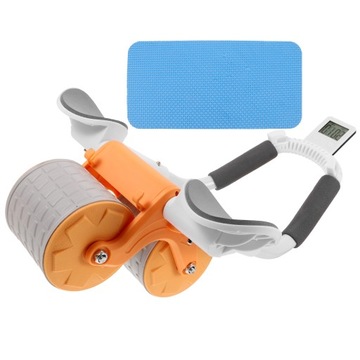 АВТОМАТИЧЕСКОЕ БРЮШНОЕ КОЛЕСО С ПОДКАЧИВАНИЕМ И ПОДДЕРЖИВАЮЩИМ РОЛИКОМ ДЛЯ ФИТНЕС-ТРЕНИРОВКИ