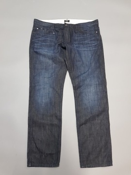 HUGO BOSS granatowe jeansy spodnie NOWE 40/32 pas 105