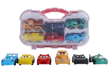 Zestaw samochodów 6x CARS w walizce z napędem