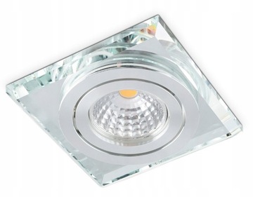 Oprawka HALOGEN Oczko RUCHOME na LED PRZEŹROCZYSTA
