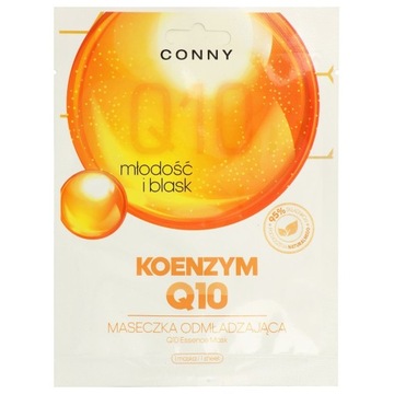 ODMŁADZAJĄCA MASKA W PŁACHCIE Z KOENZYMEM Q10 CONNY 23ml