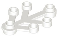 LEGO PLANT 2423 ЛИСТ белый (5г) 9 шт.