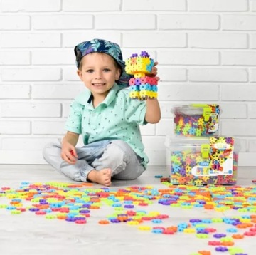 СТРОИТЕЛЬНЫЕ БЛОКИ MELI Basic Travel Box 1000 шт.