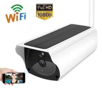 KAMERA SOLARNA ZEWNĘTRZNA IP WIFI FULL HD USB
