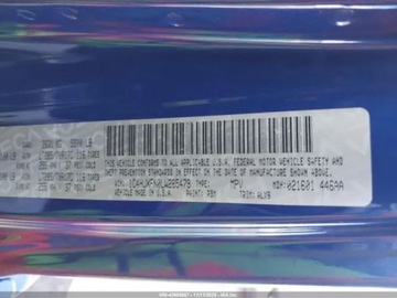 Jeep Wrangler IV Sport 4d Seria 5  2.0 GME Turbo  272KM 2020 Jeep Wrangler 2.0 272 KM, 4x4, wersja RUBICON RECON, mala szkoda, niska ak, zdjęcie 17