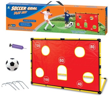 DUŻA BRAMKA PIŁKARSKA MATA TRENINGOWA PIŁKA NOŻNA