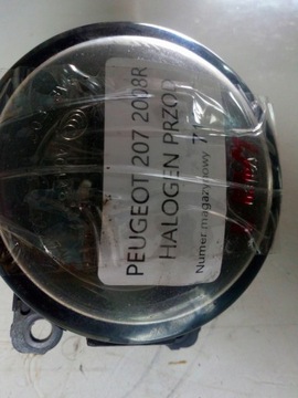 PEUGEOT 207 ГАЛОГЕН ПЕРЕДНИЙ ПРАВЫЙ ЛЕВЫЙ