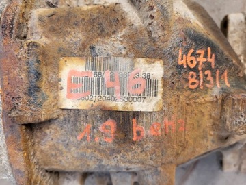 BMW E46 1.8 1.9 B DIFERENCIÁL DIFER 1428168 3.38