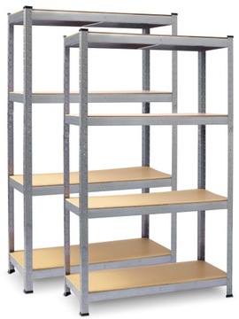 Полка складская металлическая, комплект из 2 шт., 150 х 75 х 30 см Plonos PL-700