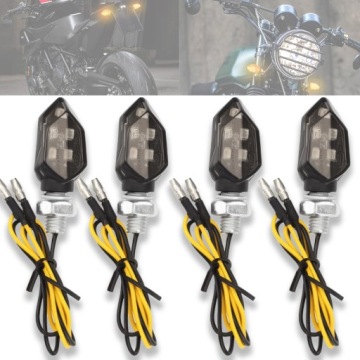 МИНИ ИНДИКАТОРЫ БЛОХ УНИВЕРСАЛЬНЫЕ M8 HOMOLOG E24 СИЛЬНЫЙ СВЕТ 4 ШТ