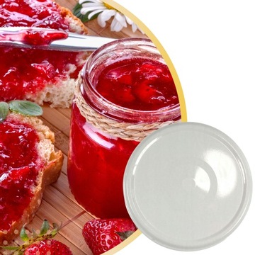 Крышки для банок Крышки для банок Белый Klik FI 82 6z x10 шт.