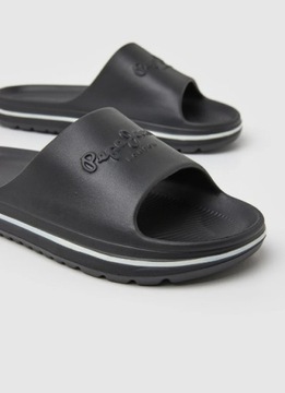 KLAPKI PEPE JEANS BEACH SLIDE PMS70121 999 1 MĘSKIE -30%