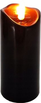 Вставка для свечи LED свеча 12,5 см черная