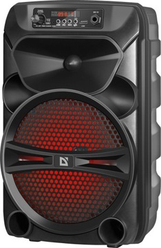 DEFENDER GŁOŚNIK BLUETOOTH 5.0 G110 12W LED/BT/FM/TF/USB/AUX 65110