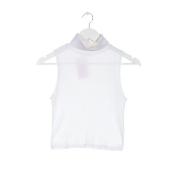 ZARA Top z golfem Rozm. EU 36 biały Neckholder Top