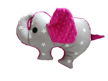 Хлопковая подушка «Слоненок Минки», маленькая мягкая игрушка