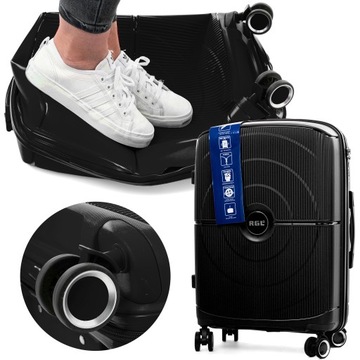 DUŻA WALIZKA PODRÓŻNA XXL POLIPROPYLEN RGL BAGAŻ PODWÓJNE KÓŁKA OBROTOWE