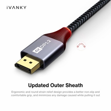 Кабель iVANKY DisplayPort 4K, 2 м