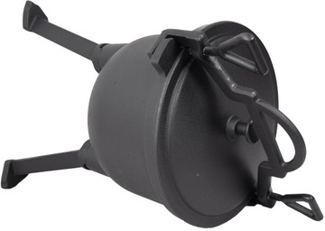 ШУТНИК ЧУГУННЫЙ 3 НОГИ 8Л ВЕНГЕРСКИЙ ШАФТ ДЛЯ ГОТОВКИ КЕМПИНГ КЕМПИНГ