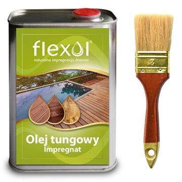 Impregnat Olej tungowy do drewna 1L