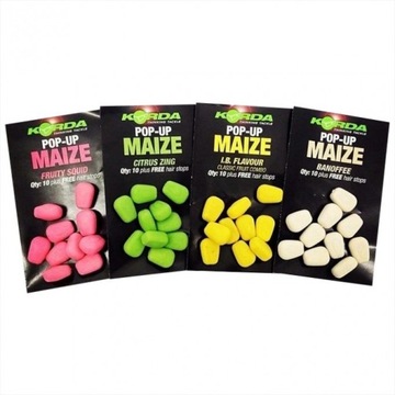 Korda Pop-Up Maize Bannoffee White 10szt stopery