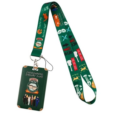 Friends TV Show Lanyard Keychain Credit Card ID Rope Chain Necklace Phone
