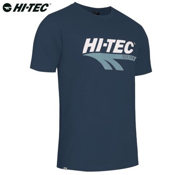 HI-TEC T-Shirt Koszulka MĘSKA RETRO Granatowy