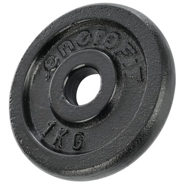 KRĄŻEK TALERZ OBCIĄŻENIE ŻELIWNE 1KG DO HANTLI SZTANGI ENERO FIT fi 26,5mm