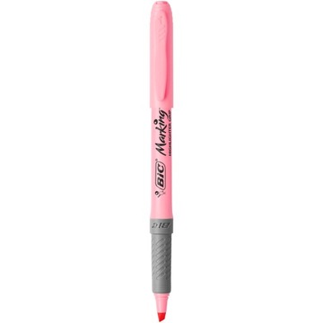 BIC HIGHLIGHTER GRIP SCHOOL OFFICE ХАЙЛАЙТЕР 6 ПАСТЕЛЬНЫХ ЦВЕТОВ