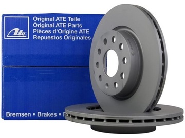 ДИСКИ ATE + НАКЛАДКИ ATE ПЕРЕДНИЕ OCTAVIA A3 GOLF 04-