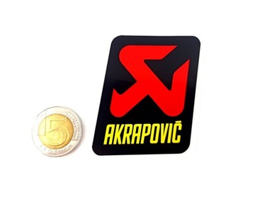 Naklejka na tłumik AKRAPOVIĆ P-HST13AL 60x57mm