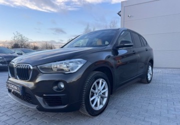 BMW X1 F48 Crossover sDrive 18i 140KM 2017 BMW X1 bezwypadekserwis aso1wlascicieljak nowa 1.5 Benzyna 140KM