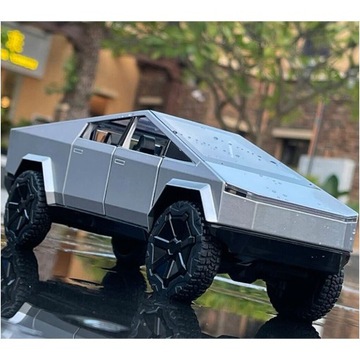 TESLA CYBERTRUCK QUAD! АЛЮМИНИЕВАЯ МОДЕЛЬ ПИКАПА TESLA МАСШТАБ 1:24