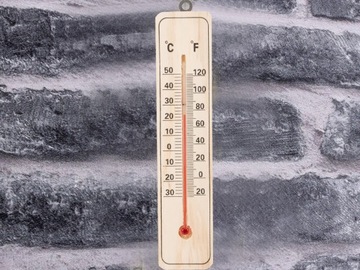 КОМНАТНЫЙ ТЕРМОМЕТР НАРУЖНЫЙ ВНУТРЕННИЙ ДЕРЕВЯННЫЙ ДЛЯ ОКОН НАСТЕННЫЕ ВЕСЫ