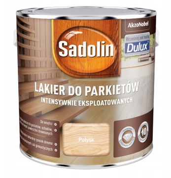 SADOLIN LAKIER DO PARKIETÓW INTENSYWNIE EKSPLOATOWANYCH 2,5L POŁYSK