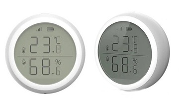Czujnik TEMPERATURY WILGOTNOŚCI ZIGBEE TUYA LCD -10+55 SMART Monitor excel