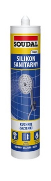 Silikon Sanitarny BIAŁY SOUDAL 280ml