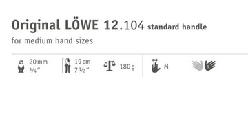 Original LÖWE 12 sekatorów Bypass 12.104 z krótką,